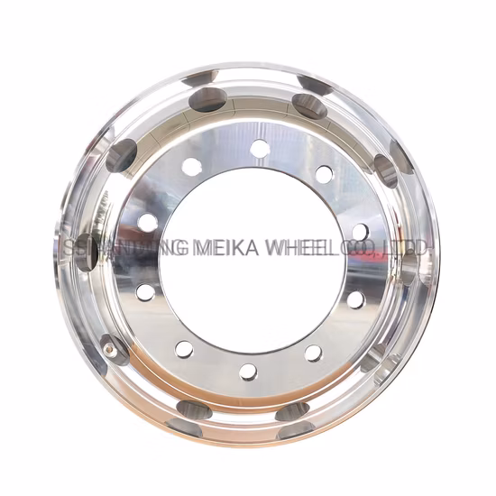 22.5X9.0 Polished Forged Aluminum Truck Wheels or Rims for Heavy-Duty Truck
