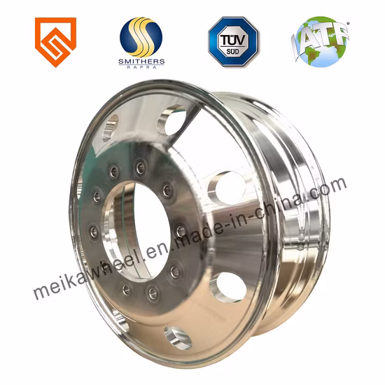 19.5 x 6.75 Super Quality of Forged Aluminum Alloy Truck Wheel or Rims