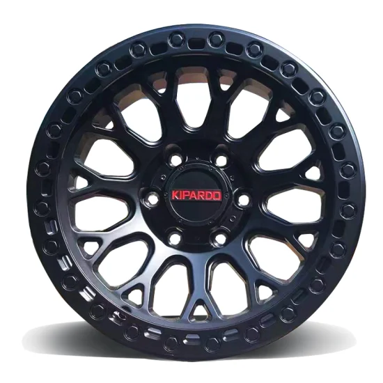 Kipardo Novo Design de Alto Desempenho Jwl TUV Certificado 17X9 6X139.7 17 Polegadas 4X4 Offroad Rodas de Liga de Alumínio